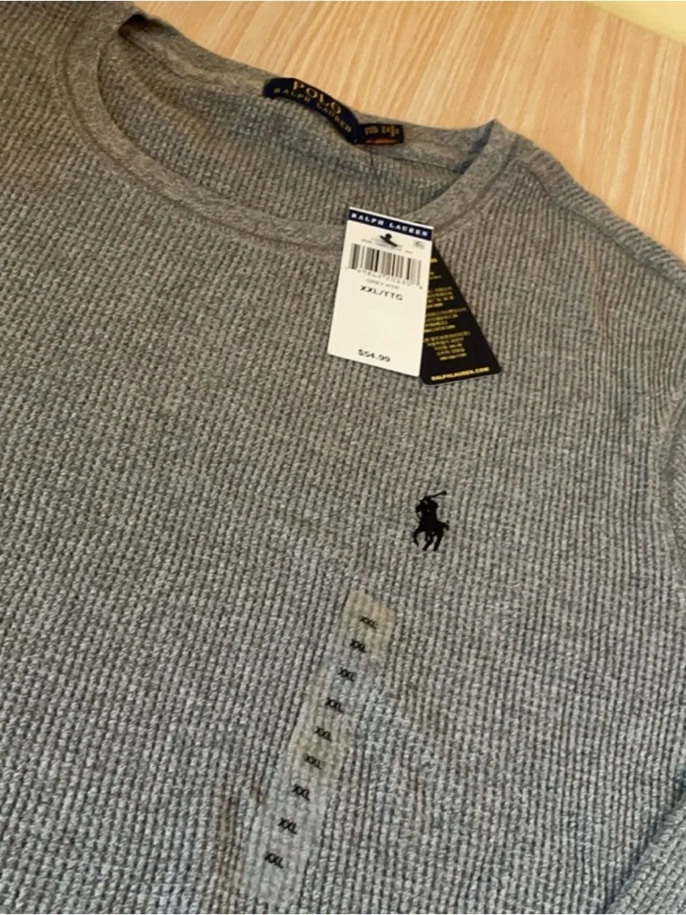 Polo Ralph Lauren thermal shirt. B15